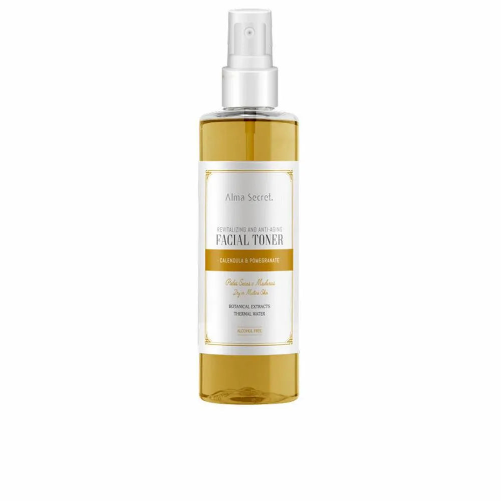 Alma Secret Facial Toner Revitalizante y Antiedad Con Calendula y Granada 200ml