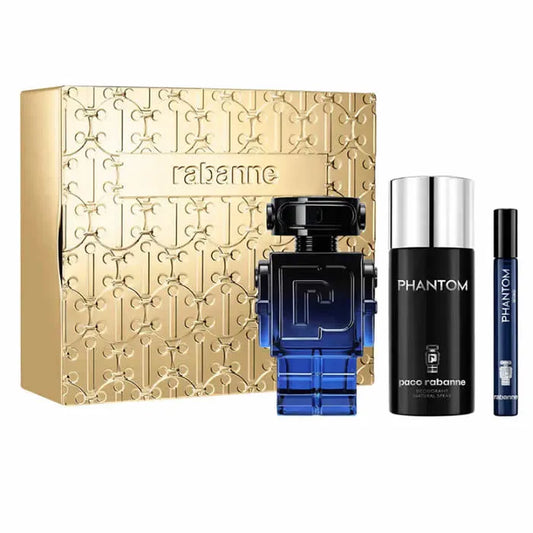 Paco Rabanne Phantom Intense Eau De Parfum Spray 100ml Set 3 Parti