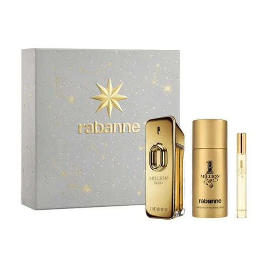 Rabanne Million Gold Eau de Parfum Intense Spray 100ml Set 3 Parti