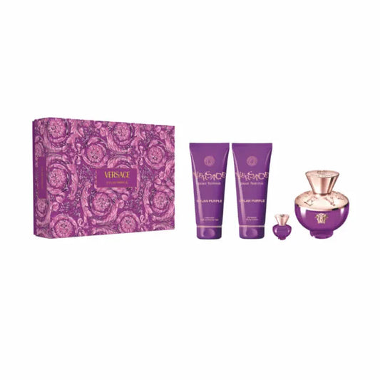 Versace Dylan Purple Eau De Parfum Spray 100ml Set 4 Parti