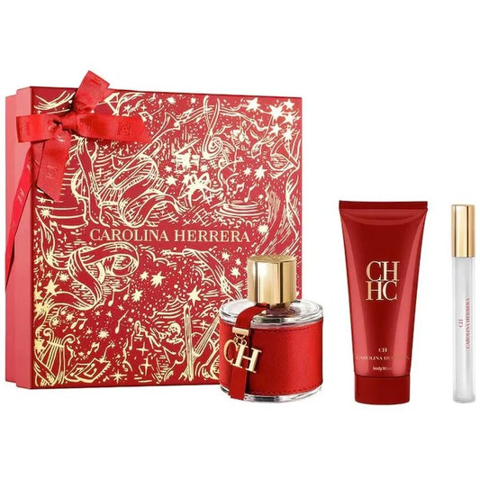 Carolina Herrera Ch Eau De Toilette Spray 100ml Set 3 Parti