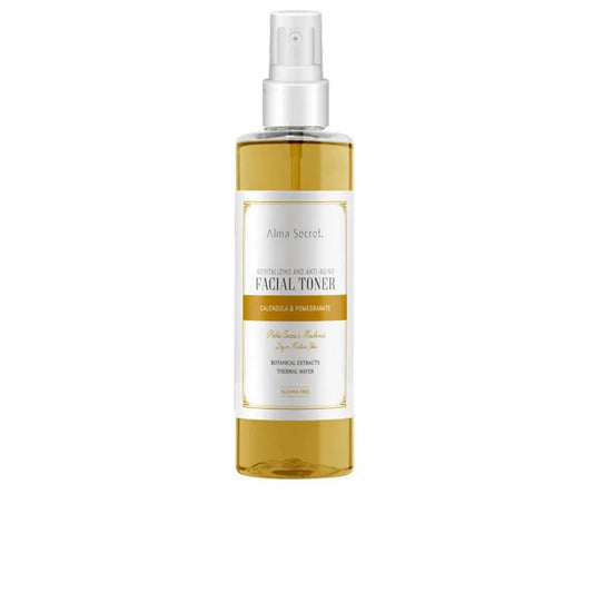 Alma Secret Facial Toner Revitalizante y Antiedad Con Calendula y Granada 200ml
